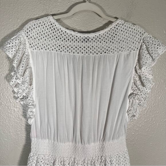 Misa Los Angeles Sarika Mini Dress White Ivory Size Medium - Picture 15 of 16